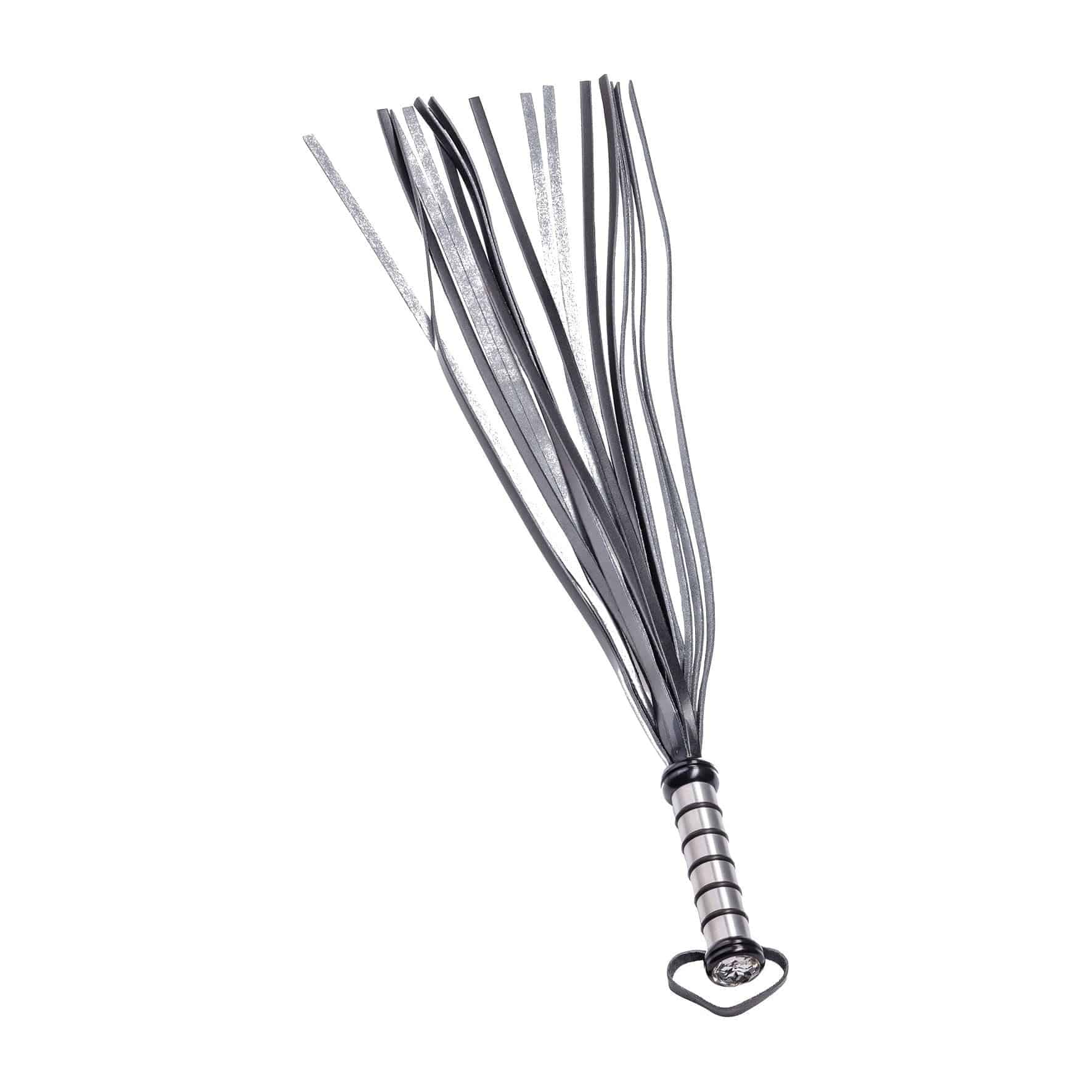 Lederpeitsche mit Alu-Griff - love-union.de